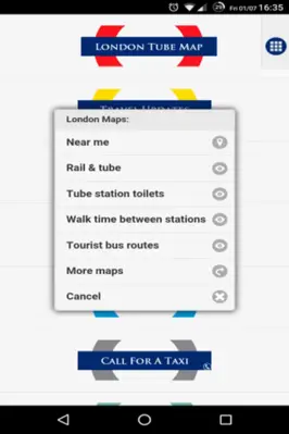 London Transport Planner android App screenshot 1